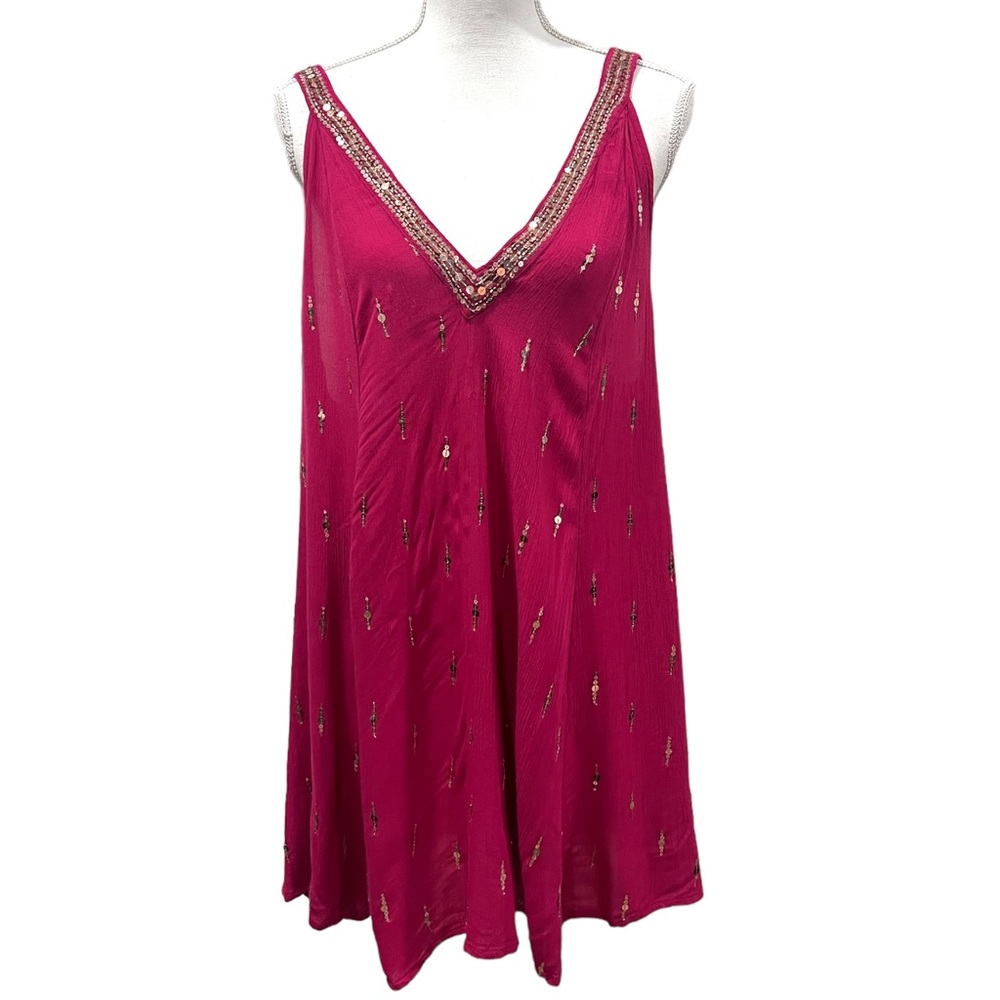 NWT Free People Rising Sun Sequined Slip Dress - Picture 7 of 16